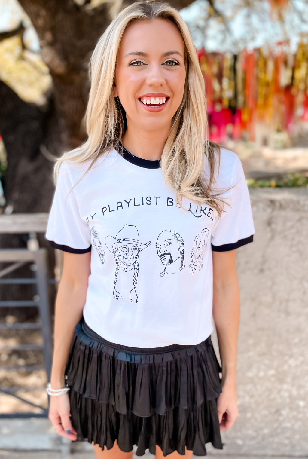 My Playlist Ringer T-Shirt