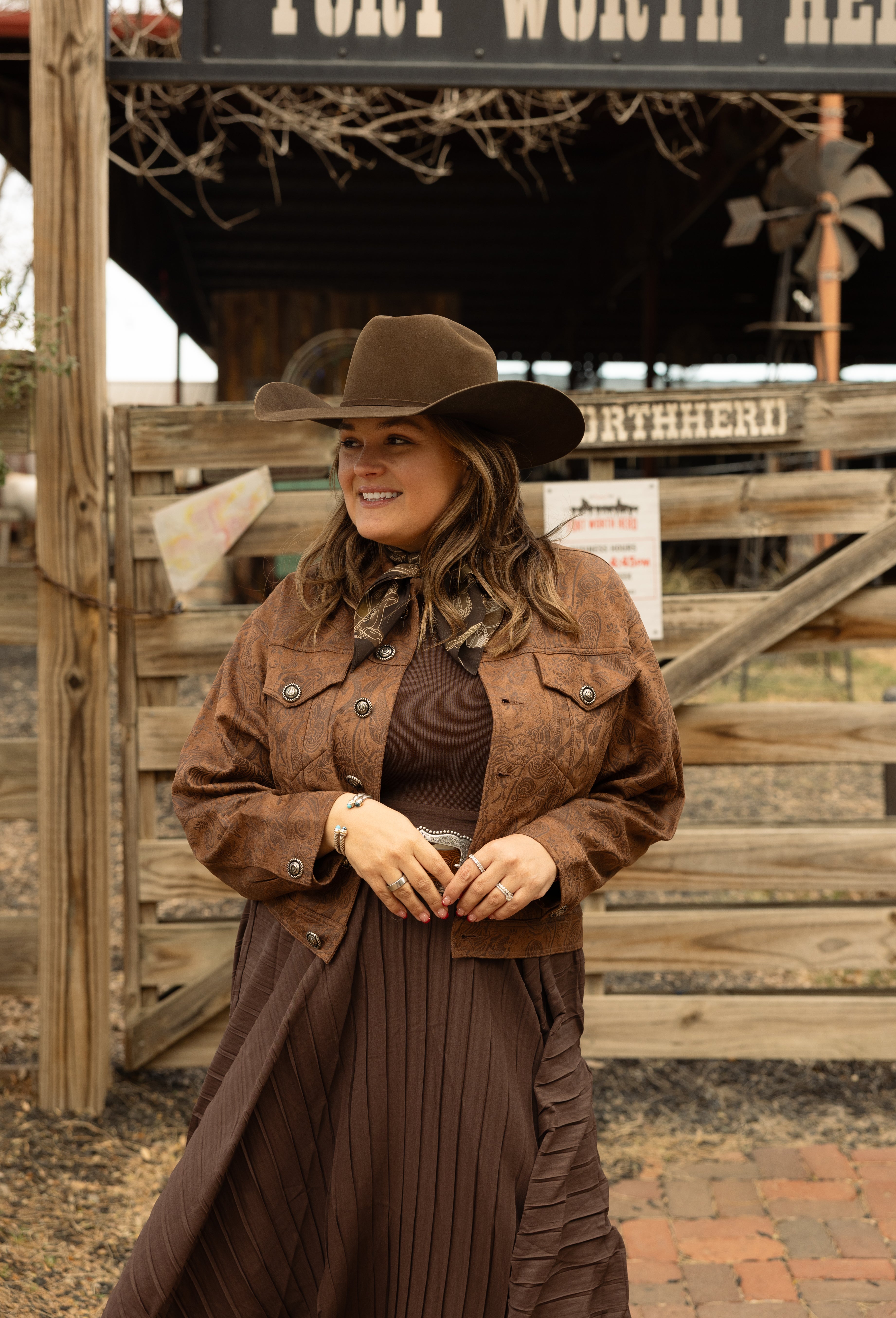 Abilene Suede Jacket - Saddle