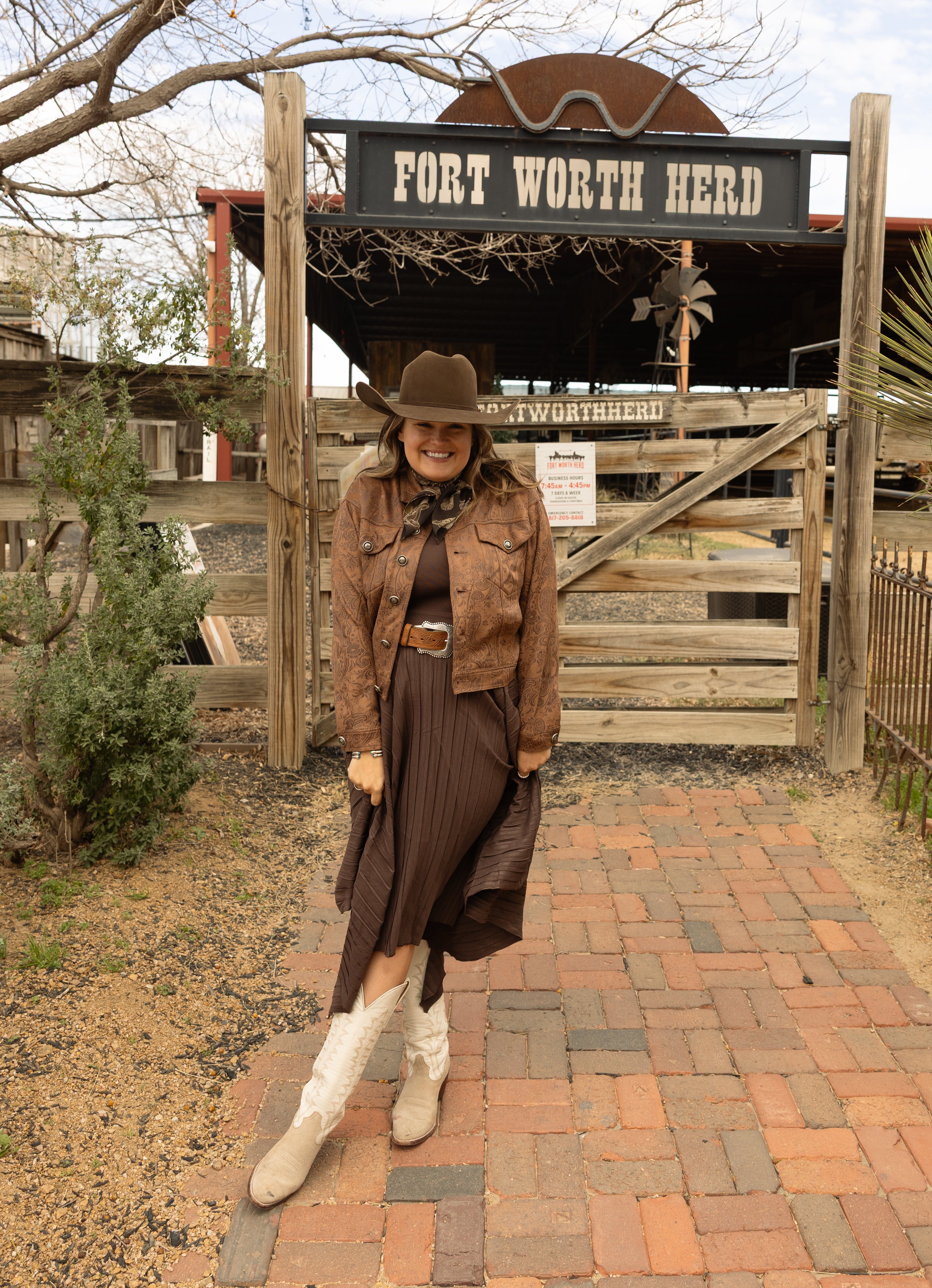 Abilene Suede Jacket - Saddle