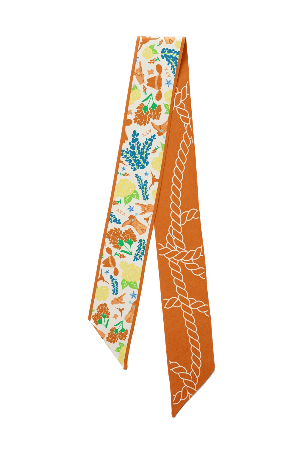 Texas Longhorns Twilly Scarf