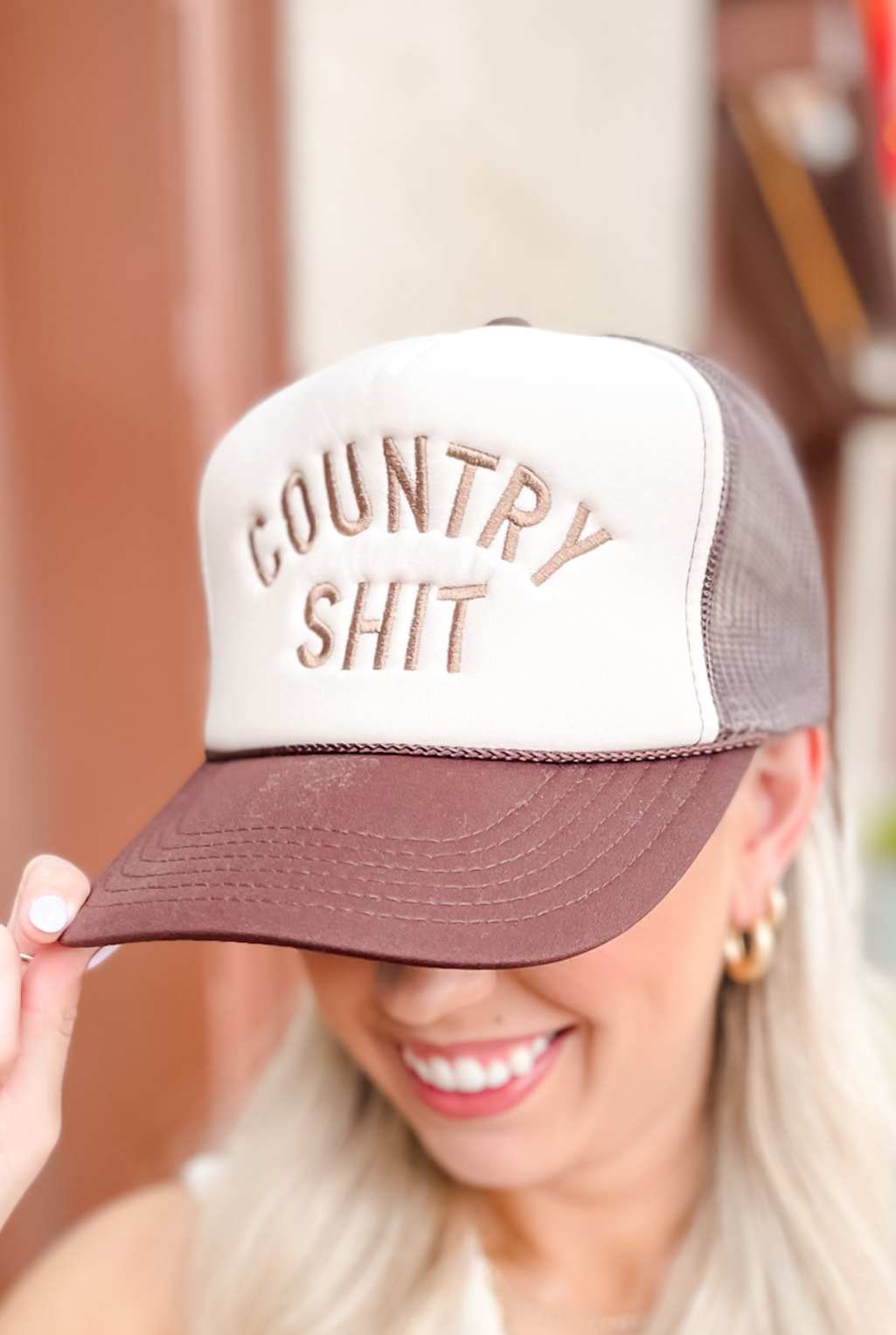 *Country Shit Trucker Cap1