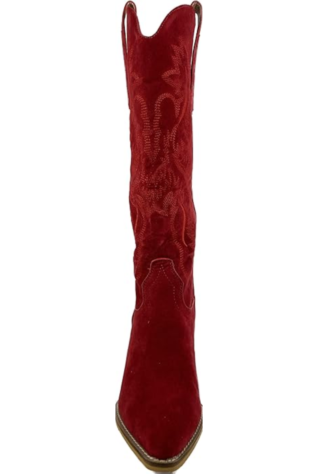 Suede Hanan Boot - Red