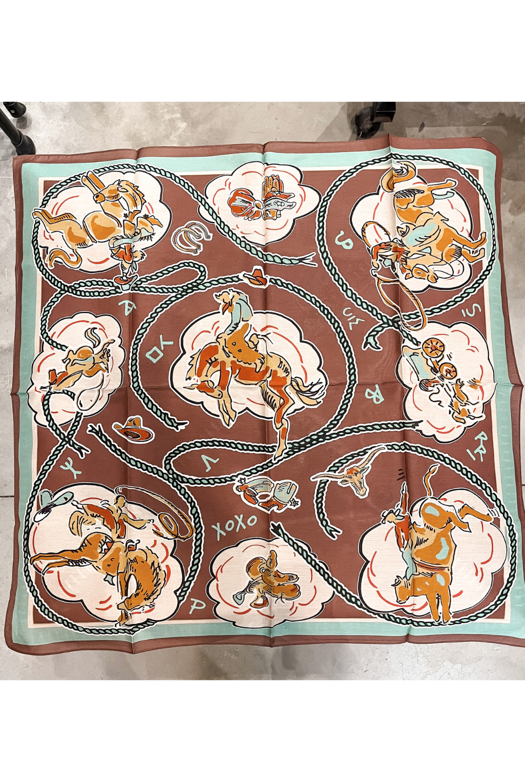 Retro Roping Scarf