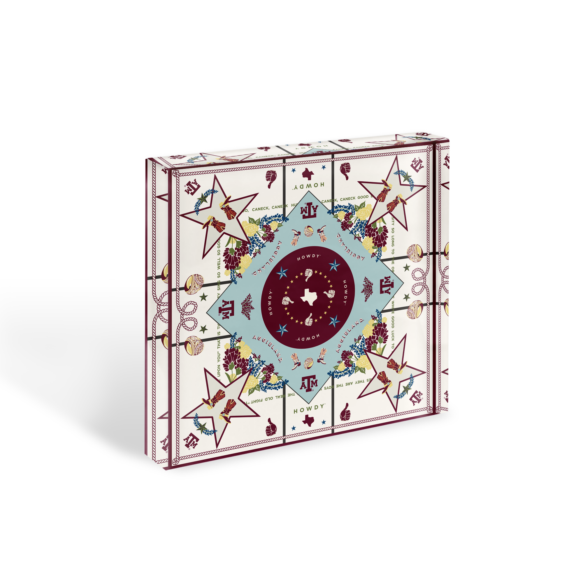 Texas A&M Aggies Acrylic Block Art