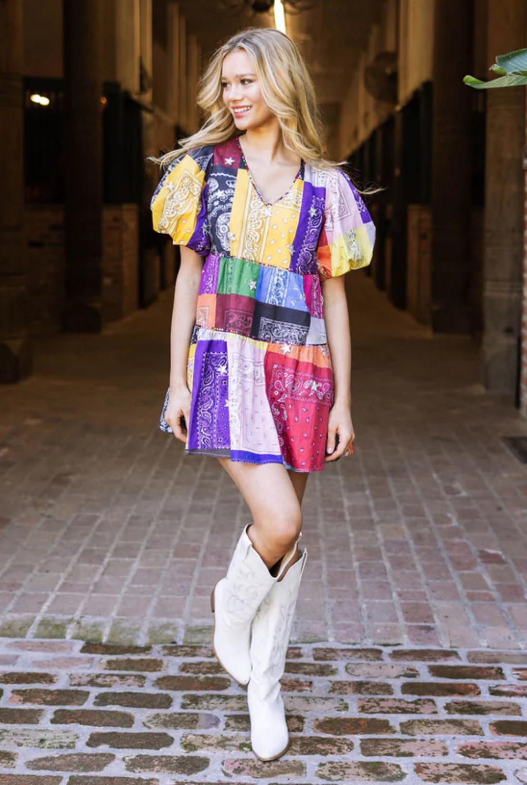 Rainbow Bandana Dress