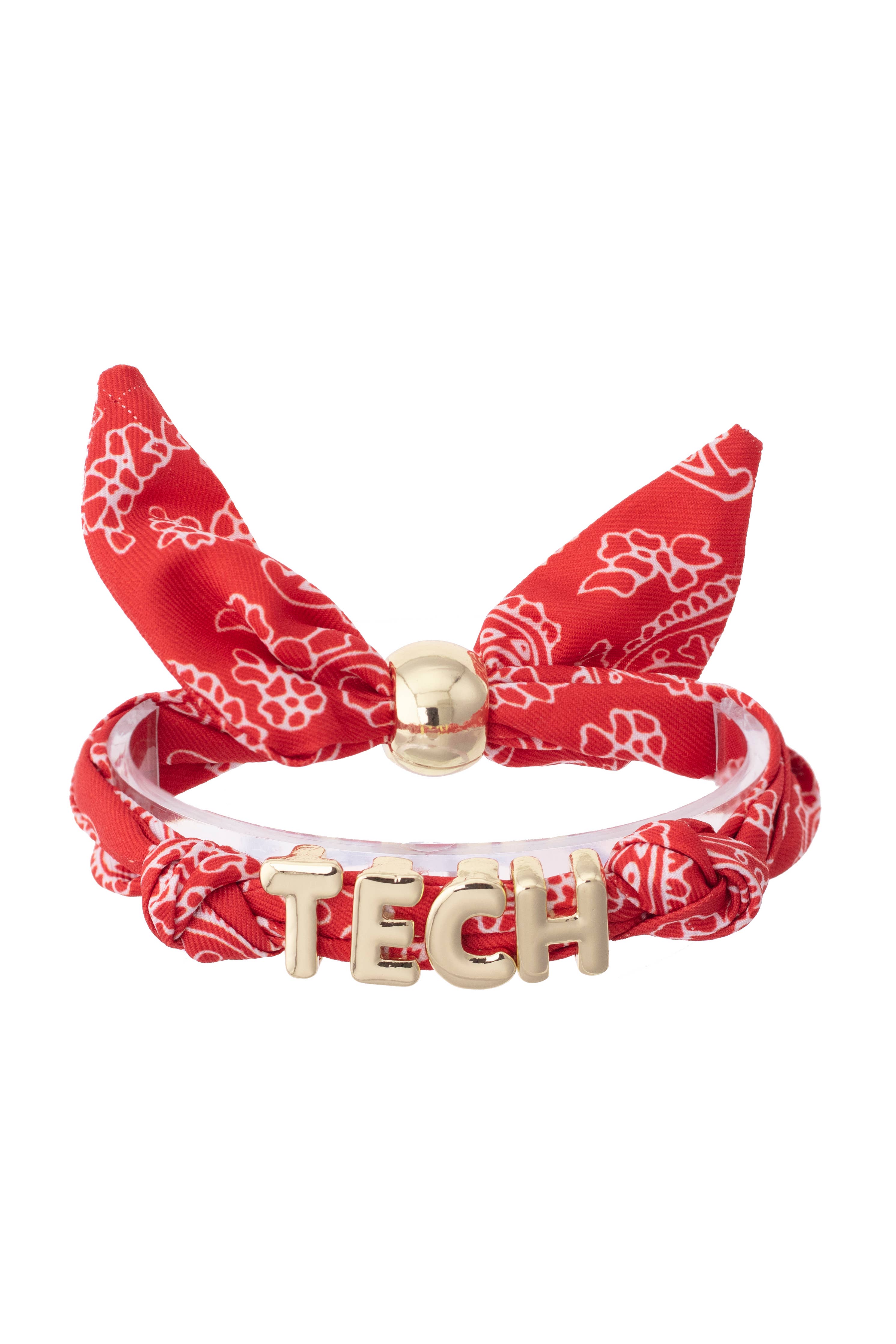 Texas Tech Bandana Slider Bracelet
