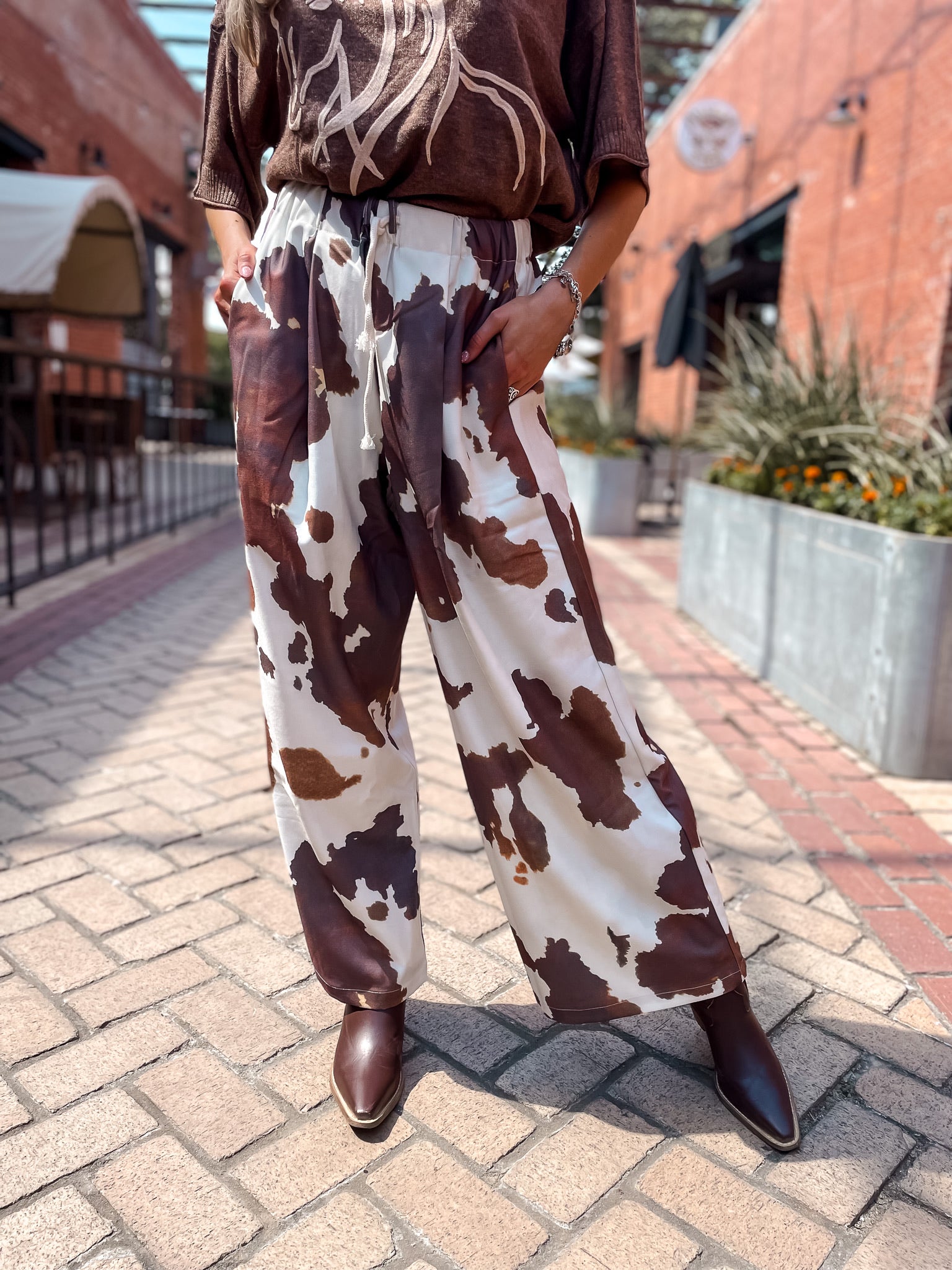 Rustic Ranch Wide Leg Pants