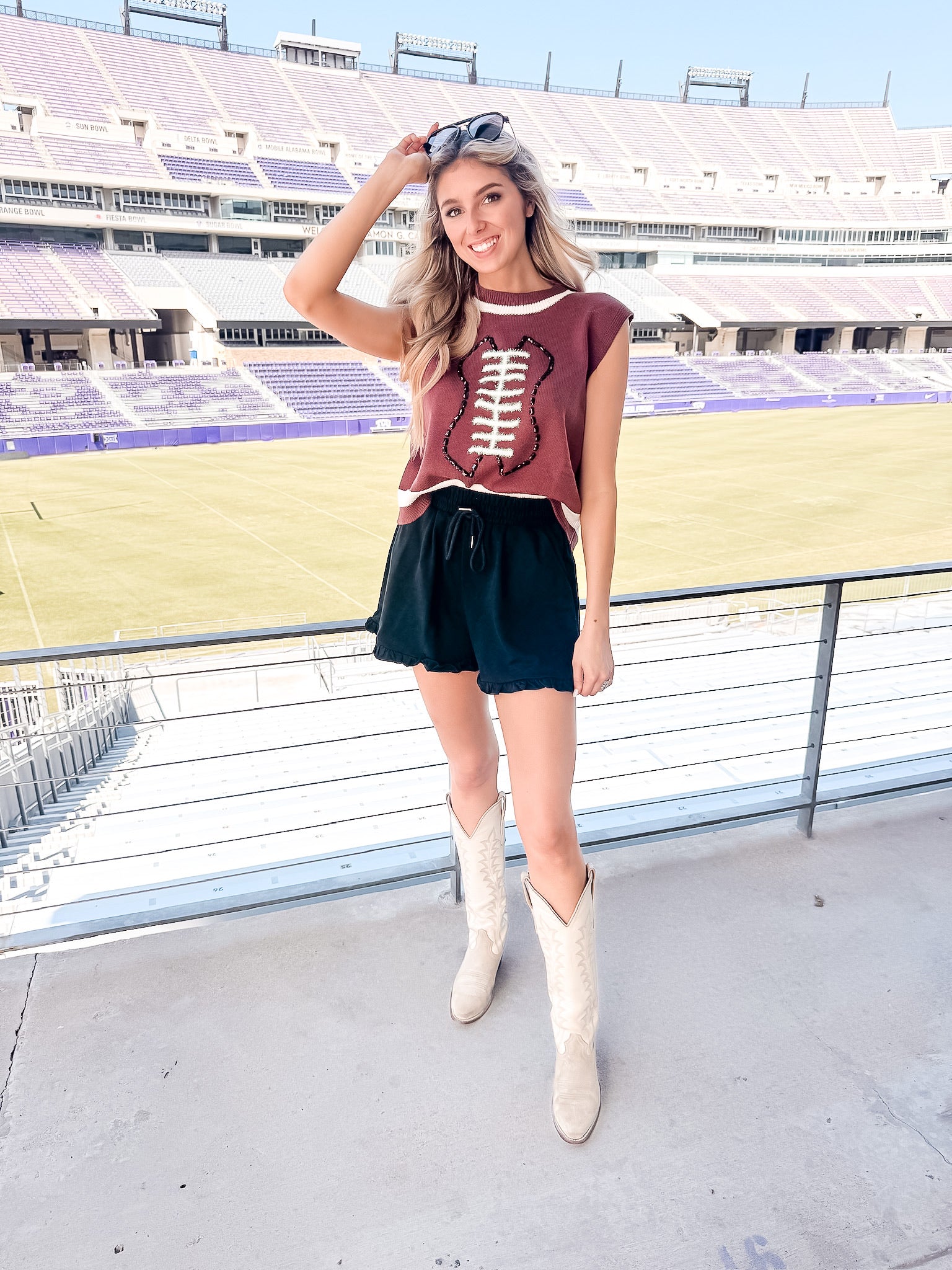 Football Sweater Vest