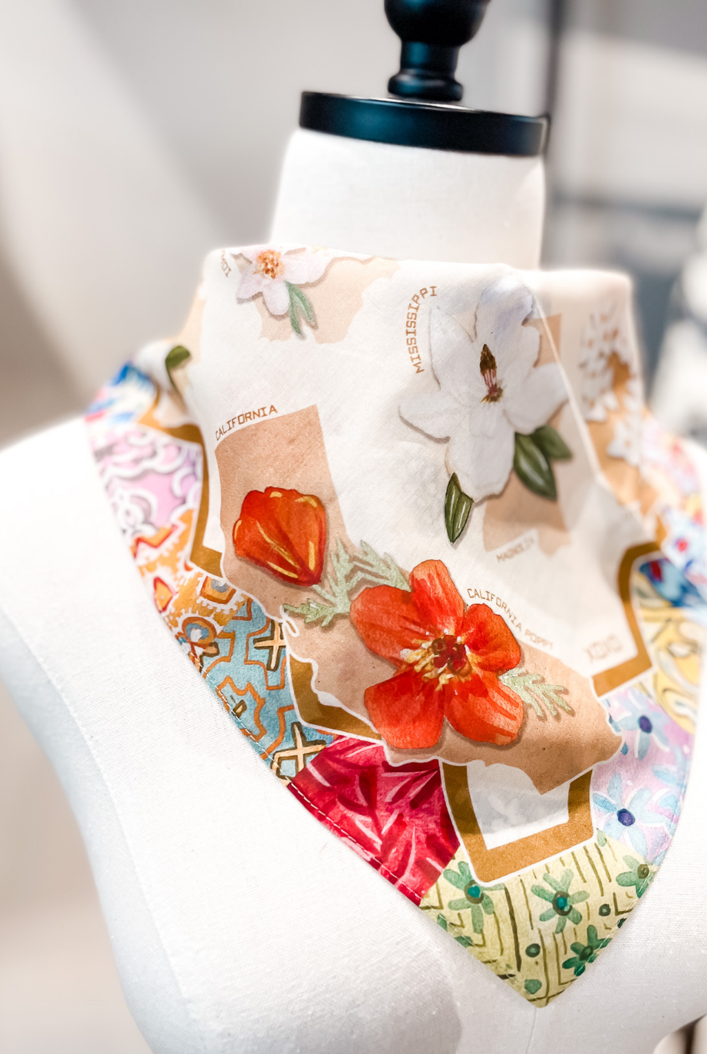 State Wild Flowers Scarf