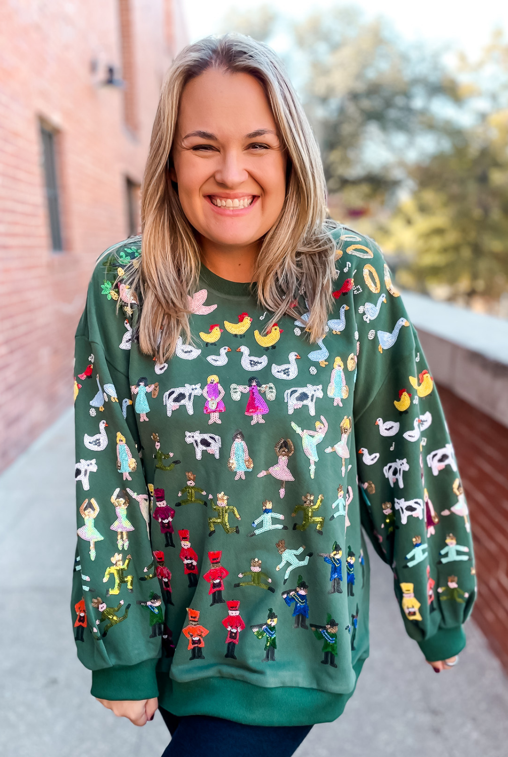 Queen Of Sparkles - Twelve Days Of Christmas Sweatshirt