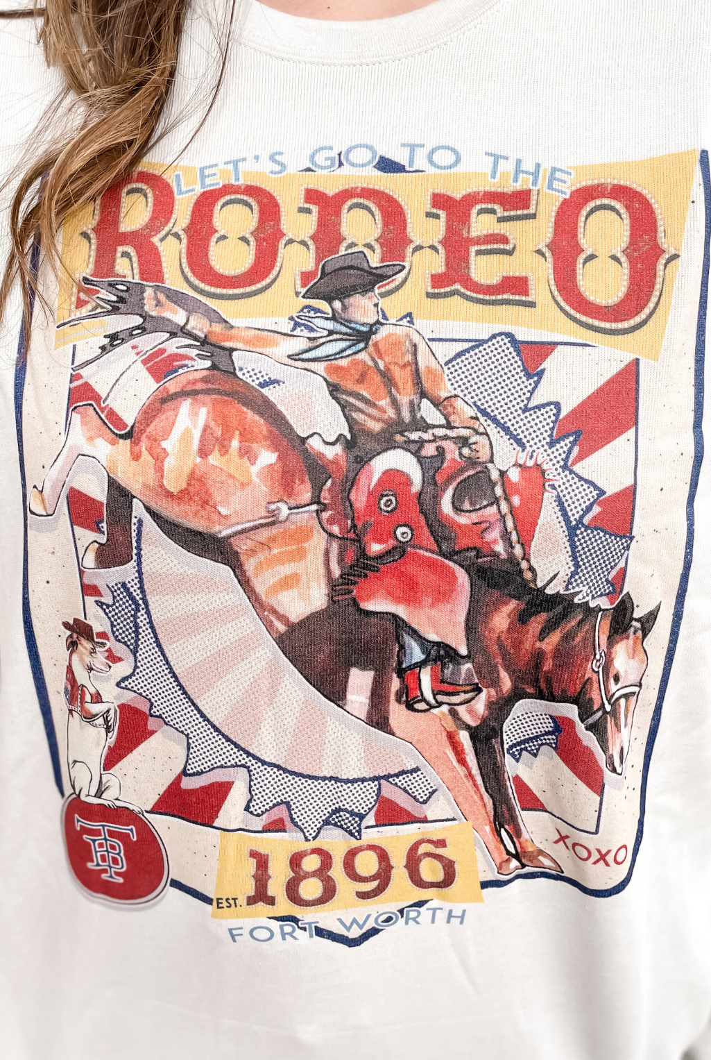 Circus Rodeo Saddle Bronc Sweatshirt