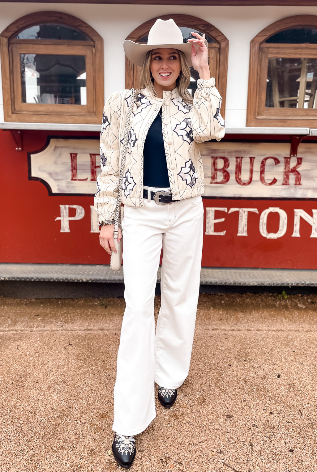 Spirograph Quilted Jacket