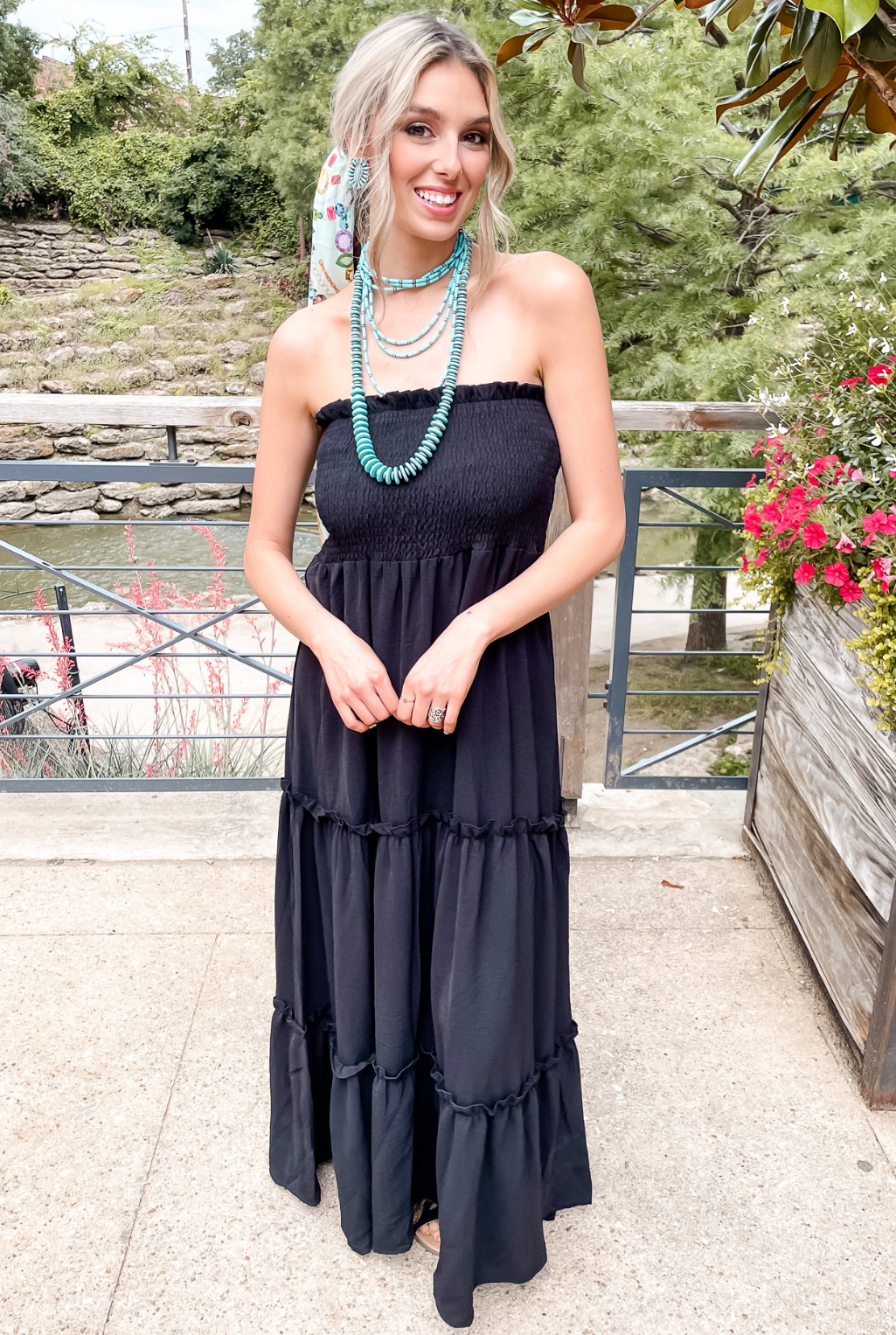 Trisha Maxi Dress - Black