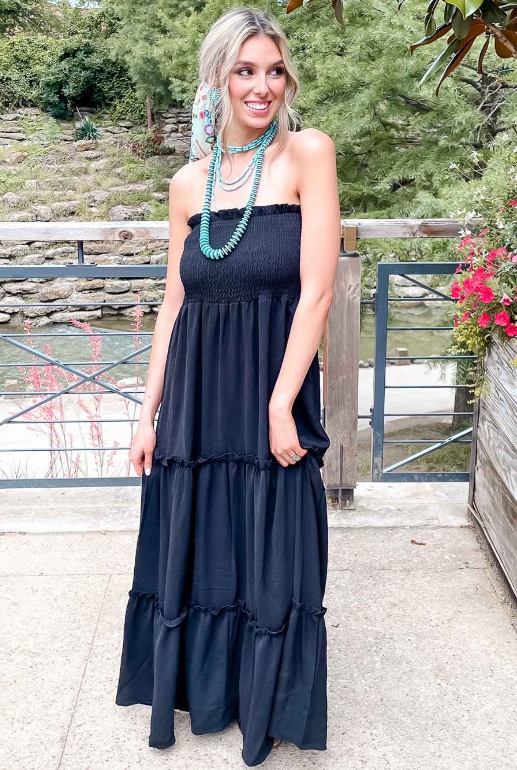 Trisha Maxi Dress - Black