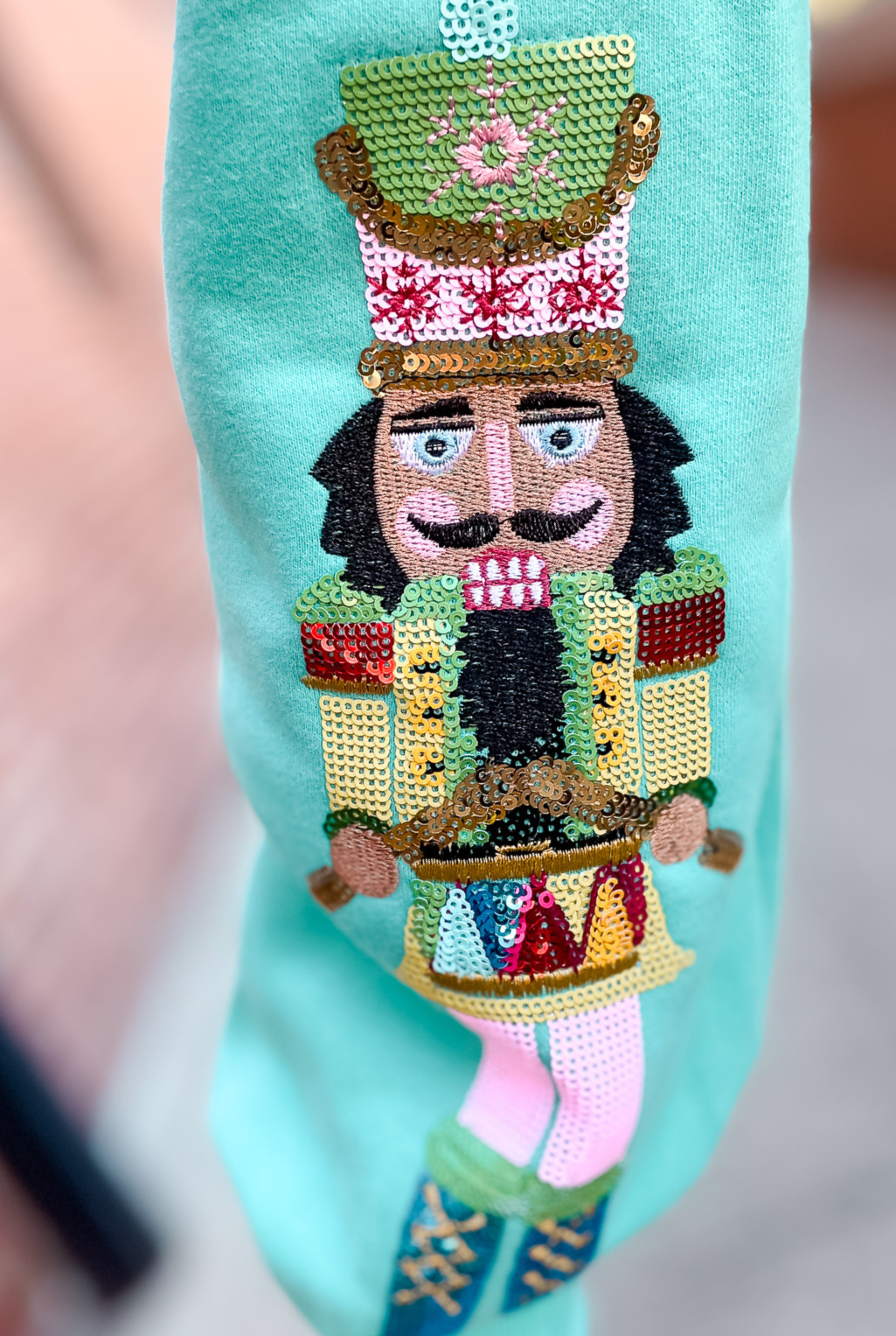 Queen Of Sparkles - Nutcracker Puff Sleeve Sweatshirt