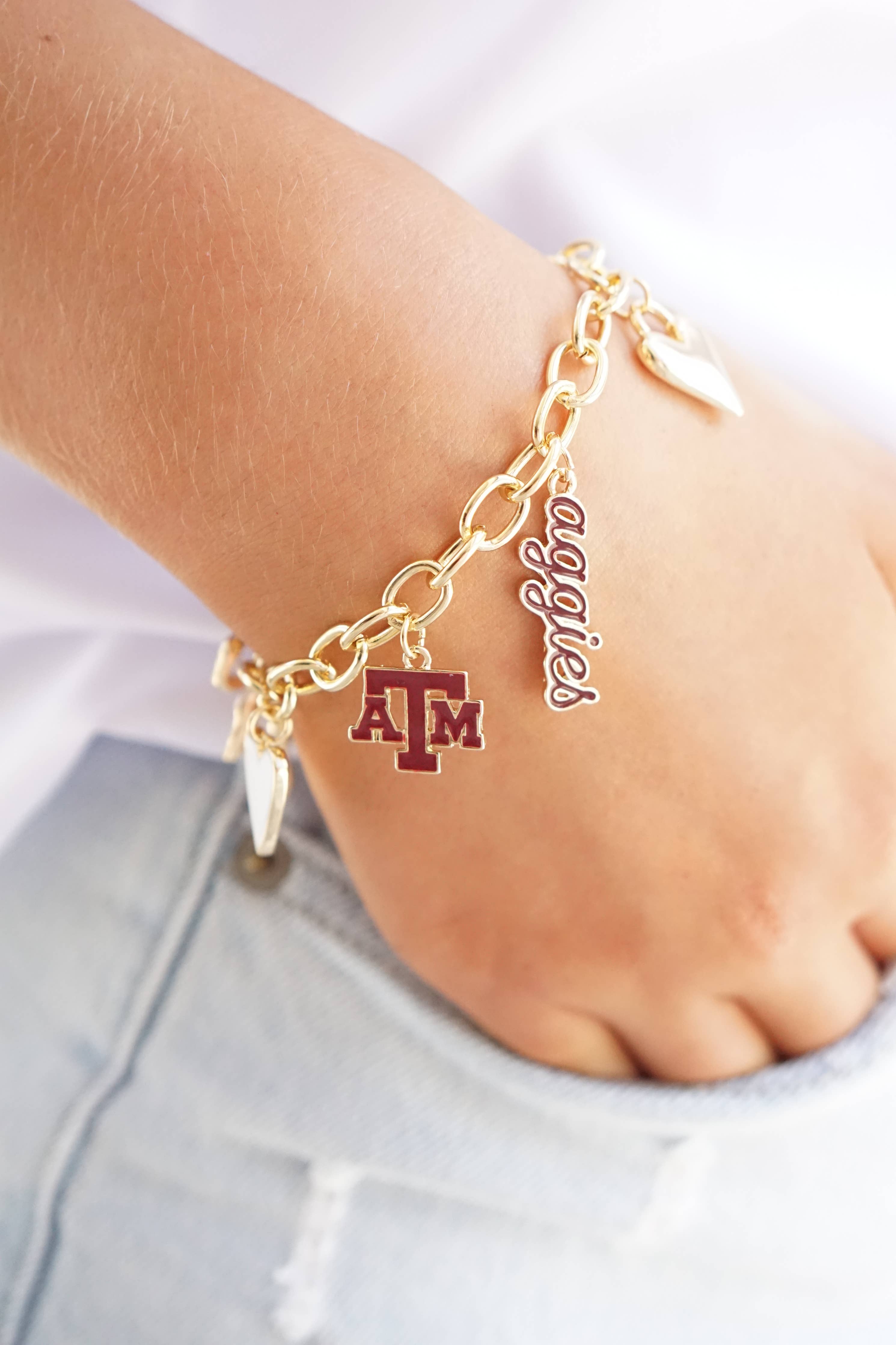 A&M Charm Bracelet