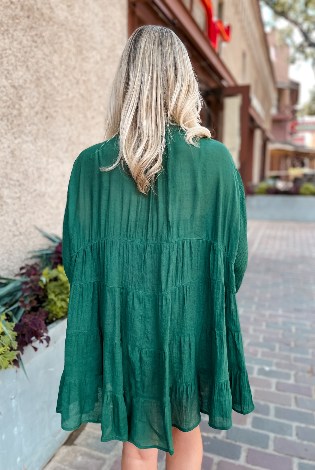 Forest Green Swing Top