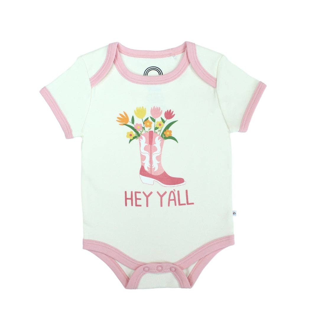 Hey Y'all Western Baby Onesie