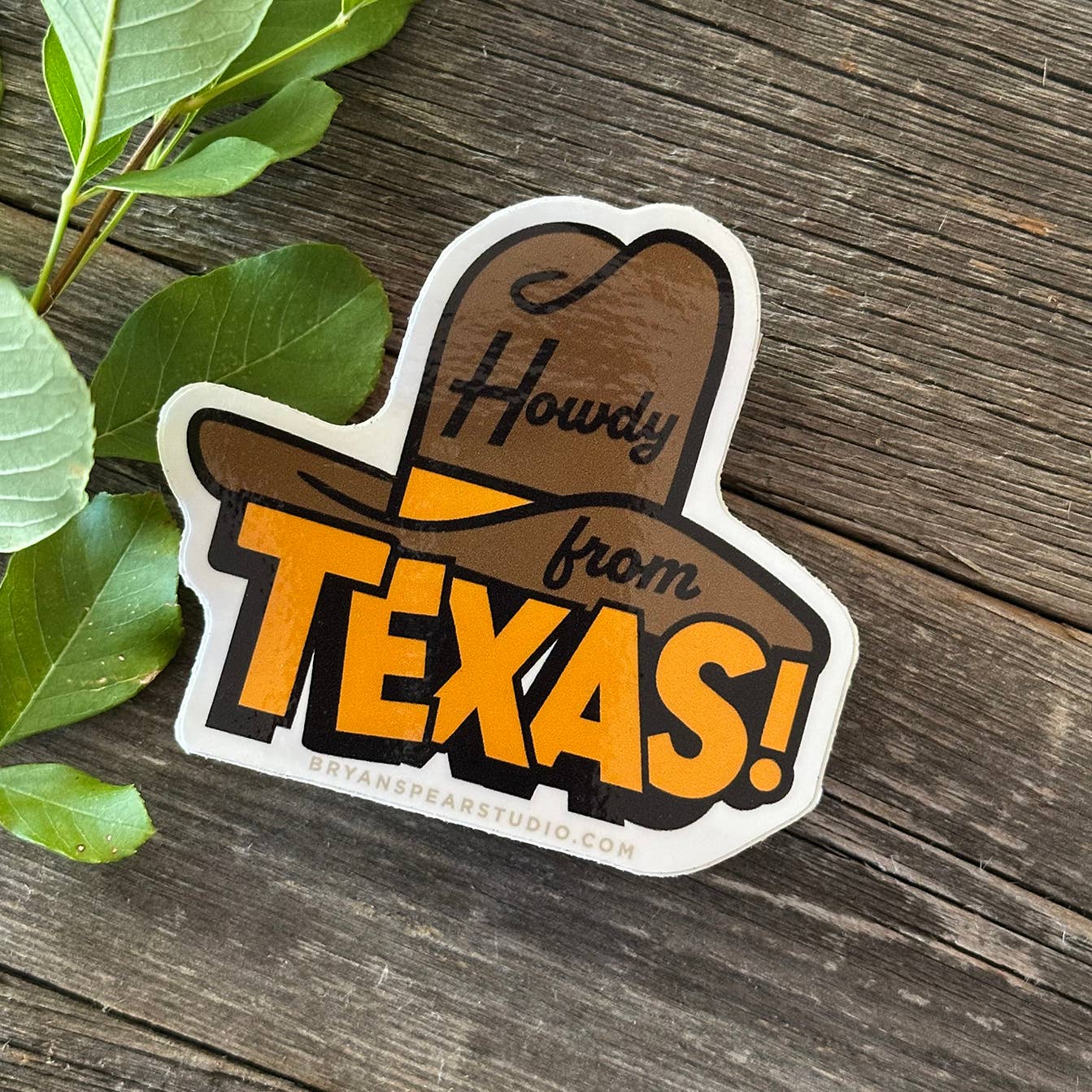Howdy From Texas Sticker