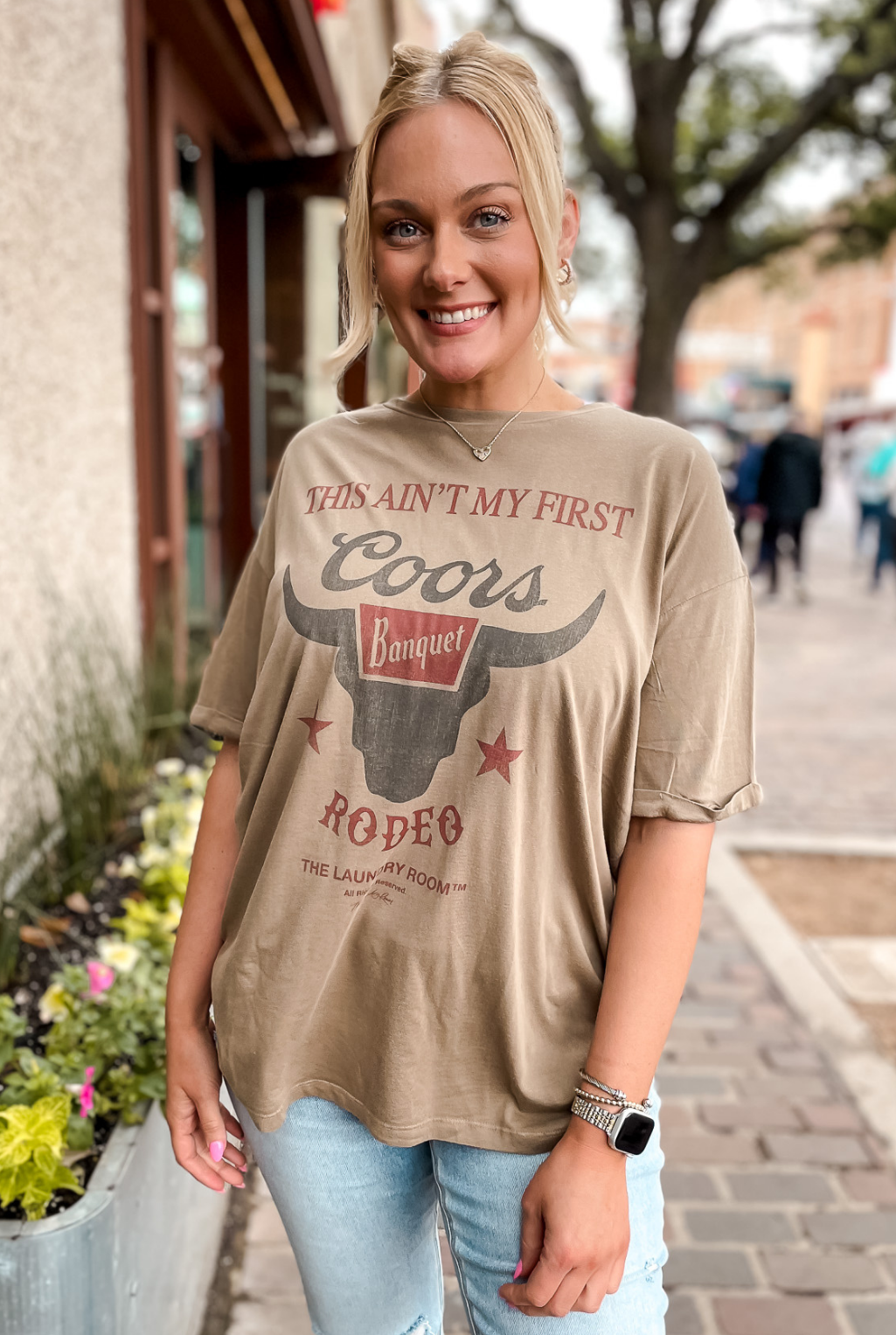 Coors First Rodeo T-Shirt - Camel