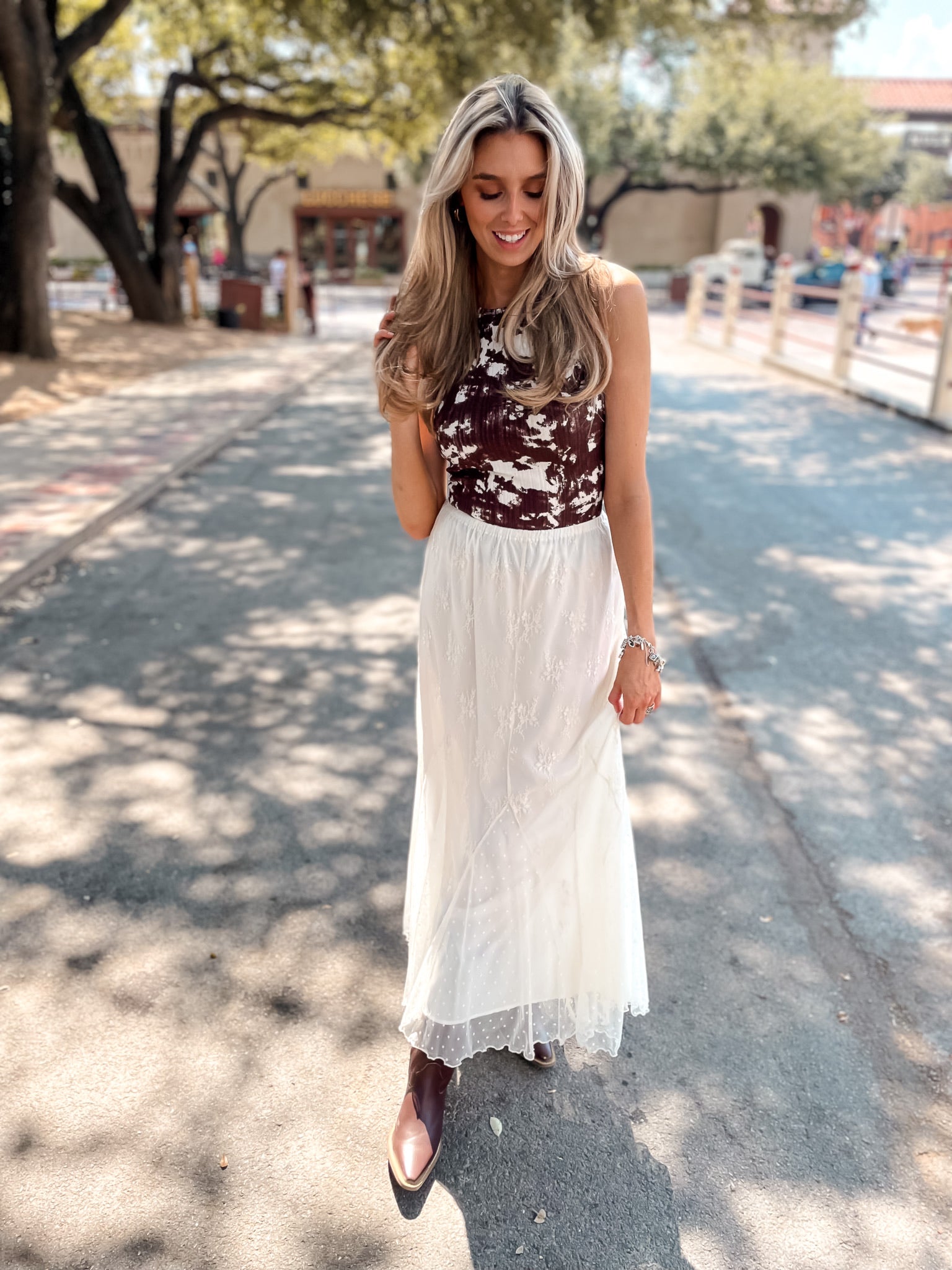 Sleeveless Cattleman Top