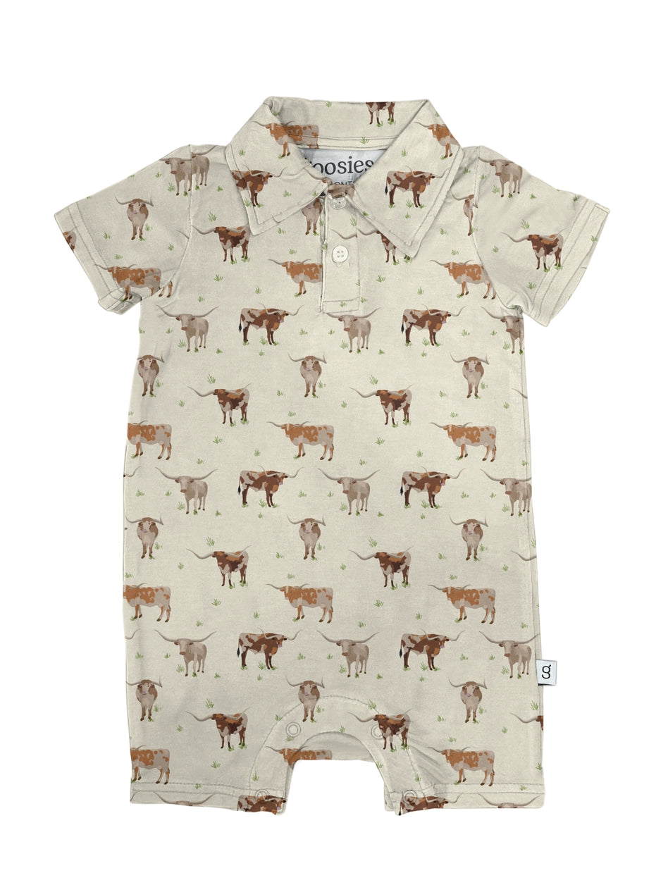 Longhorns Infant Romper