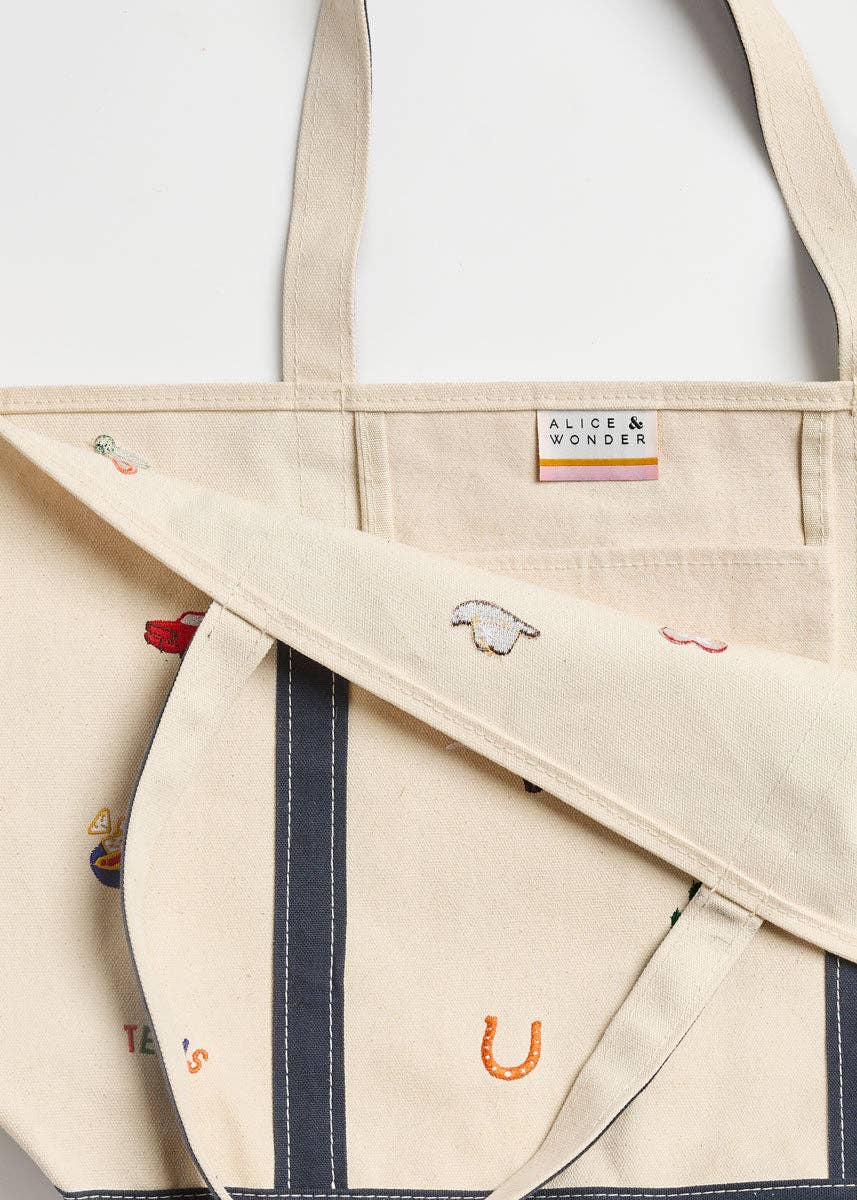 Texas Icons Large Tote