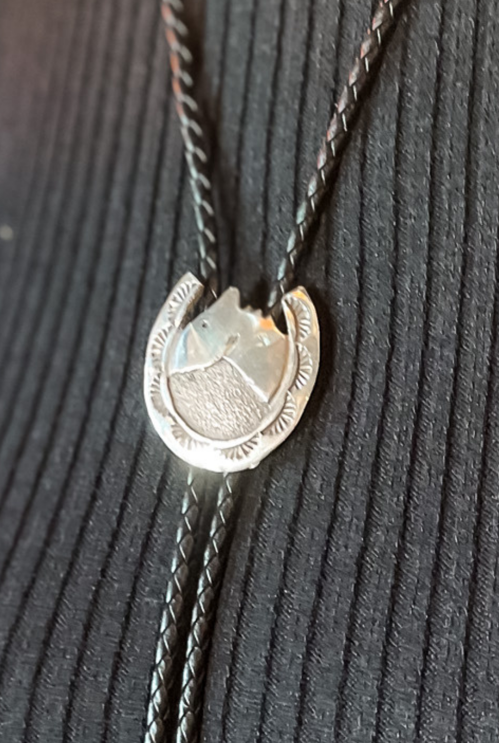 Kinsel Sterling Bolo Tie