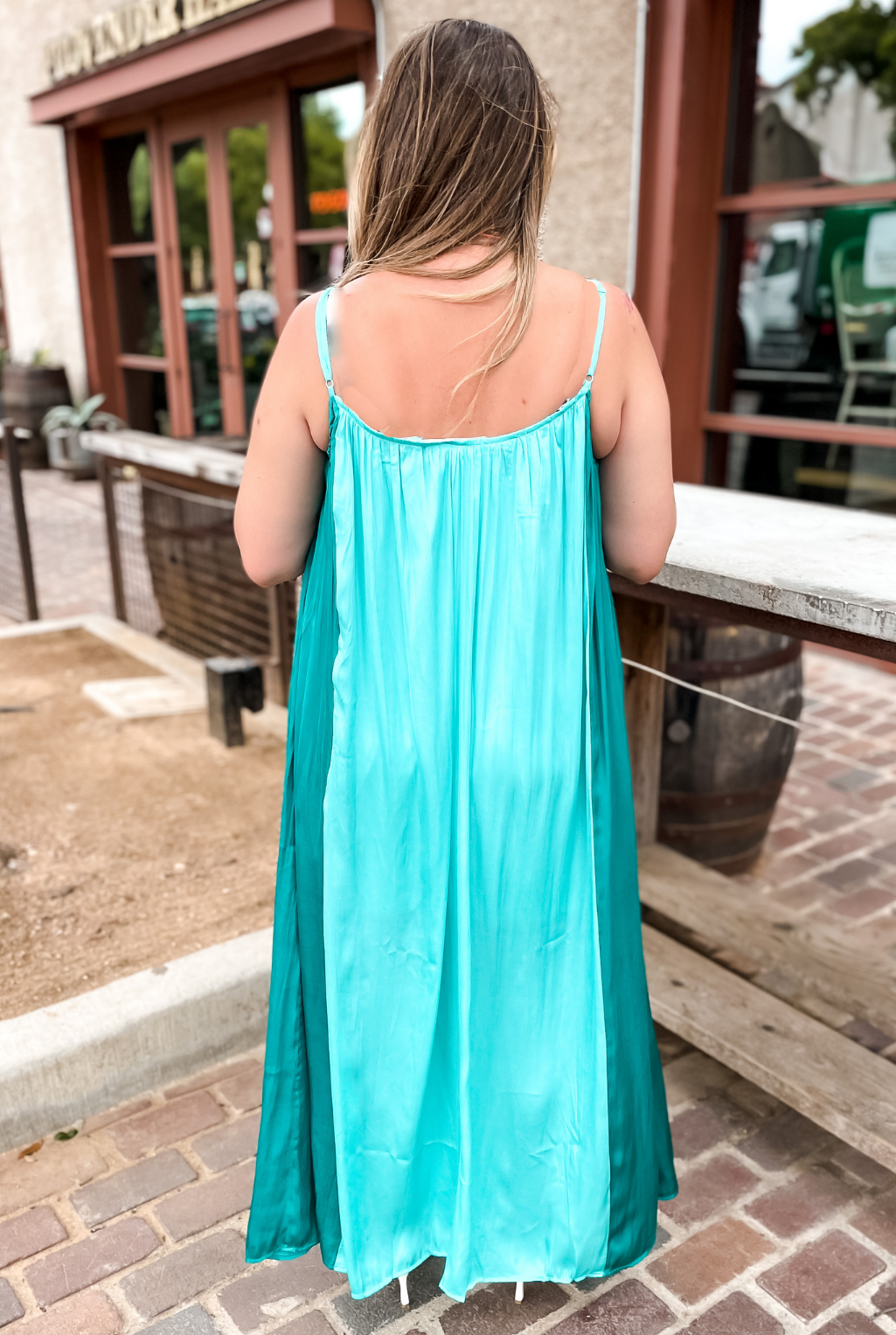 Mermaid Maxi Dress - Turquoise