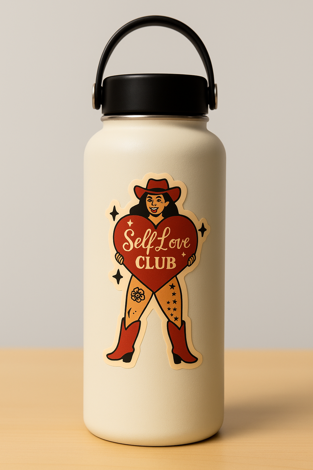 Self Love Club Cowgirl Sticker