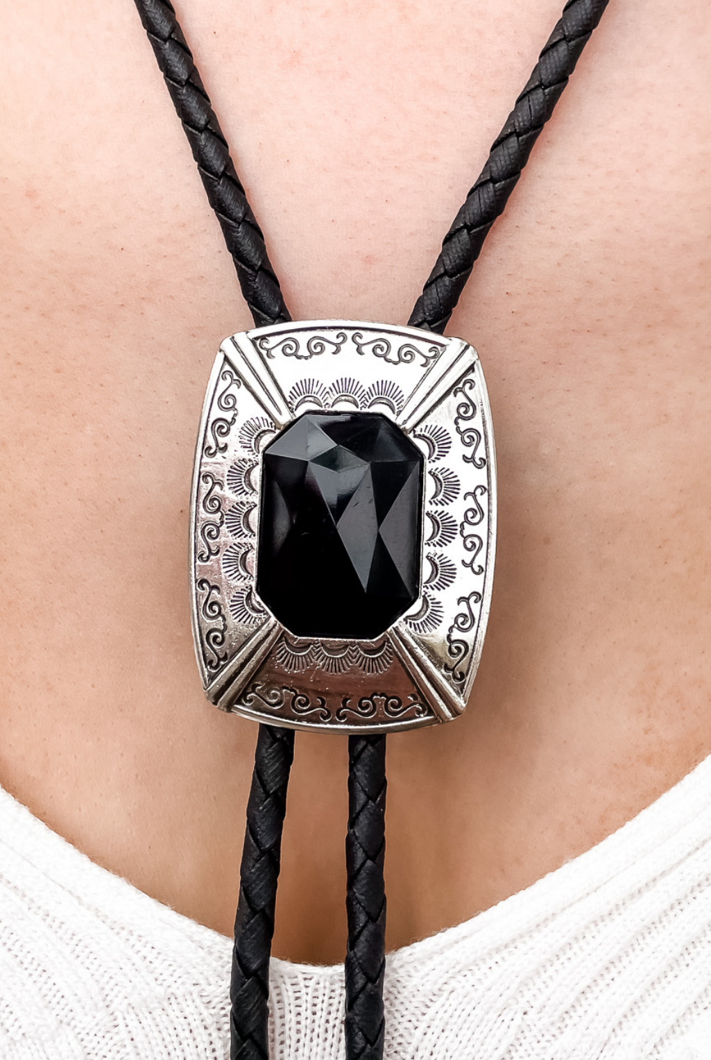 Rectangle Bolo Tie
