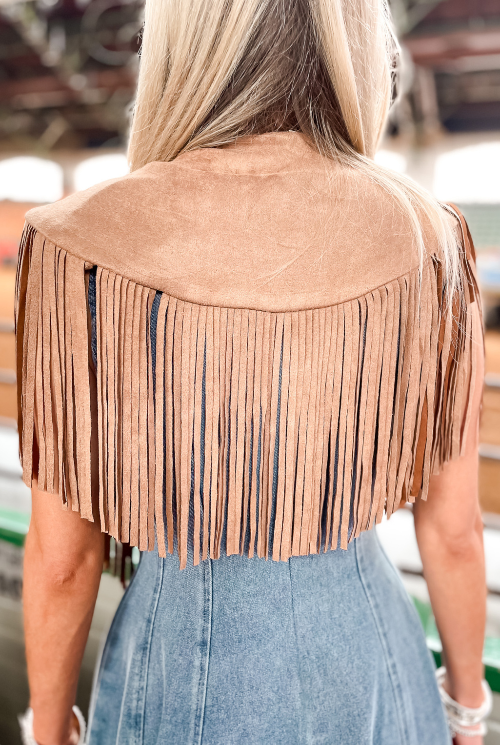 Fringe Collar - Tan