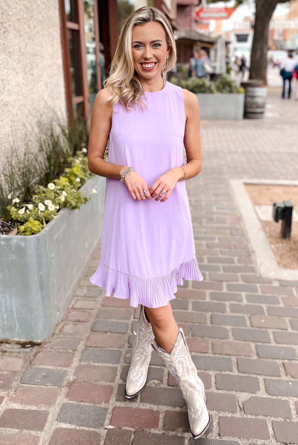 Lavender Dress Tucker Brown