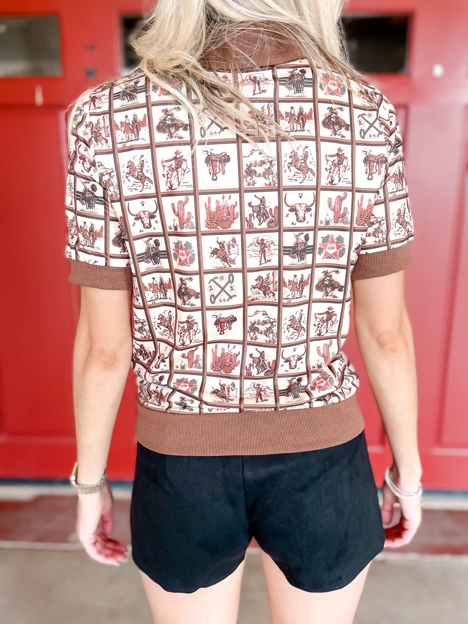 Western Square Vintage Polo