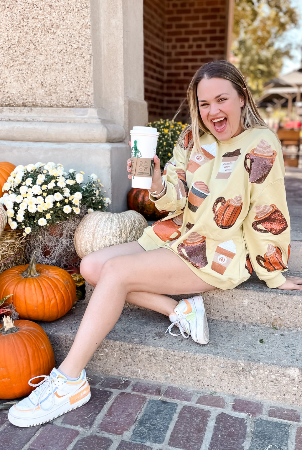 Queen Of Sparkles - Pumpkin Spice Sweatshirt