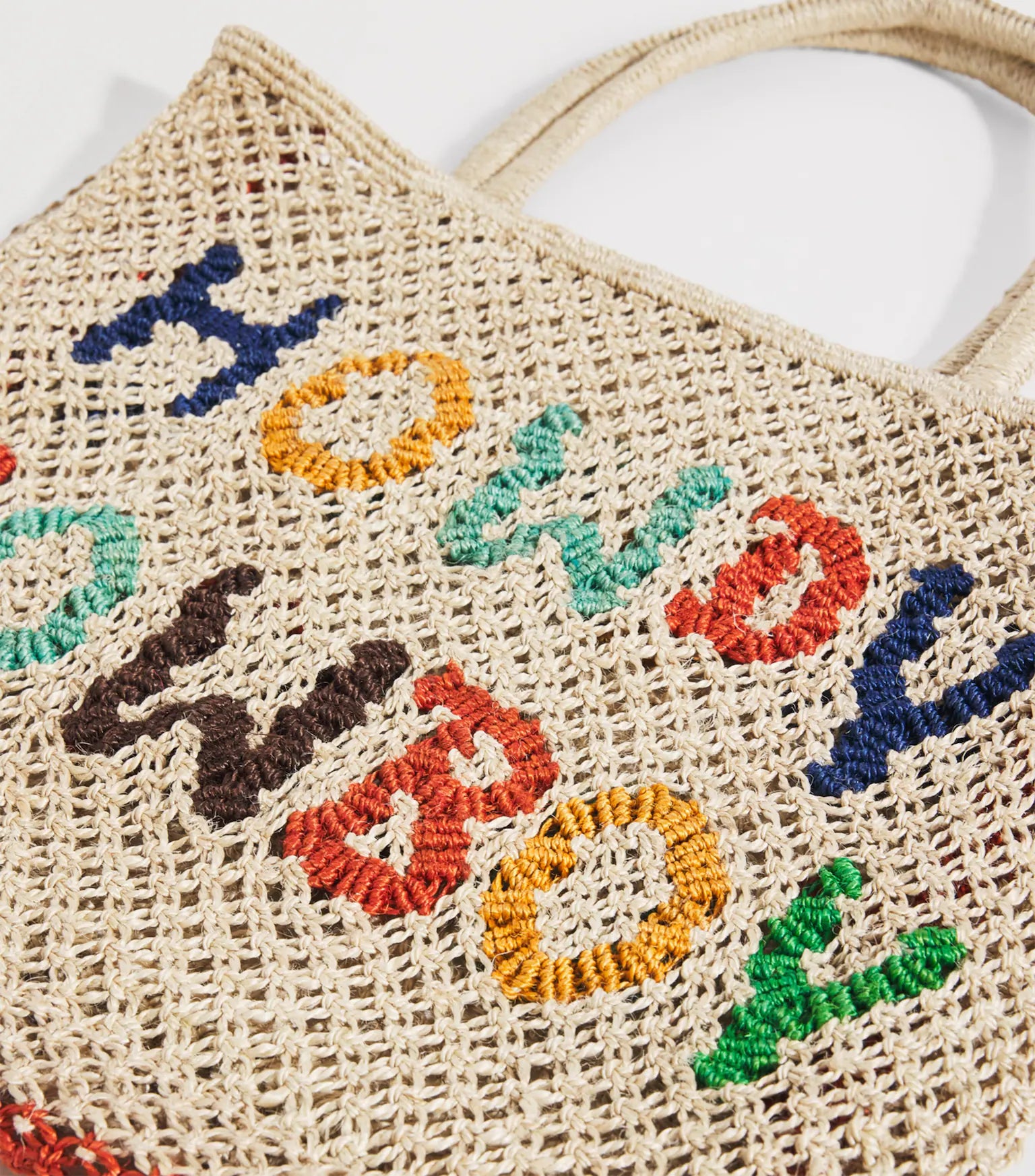 Howdy Cowboy Mini Jute Bag - Multi