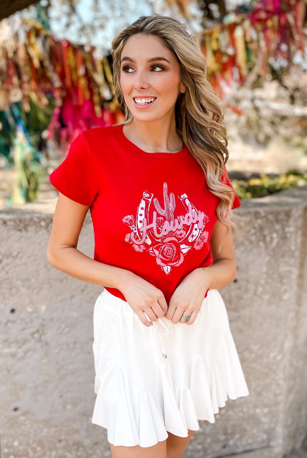 Howdy Cactus Crop T-Shirt