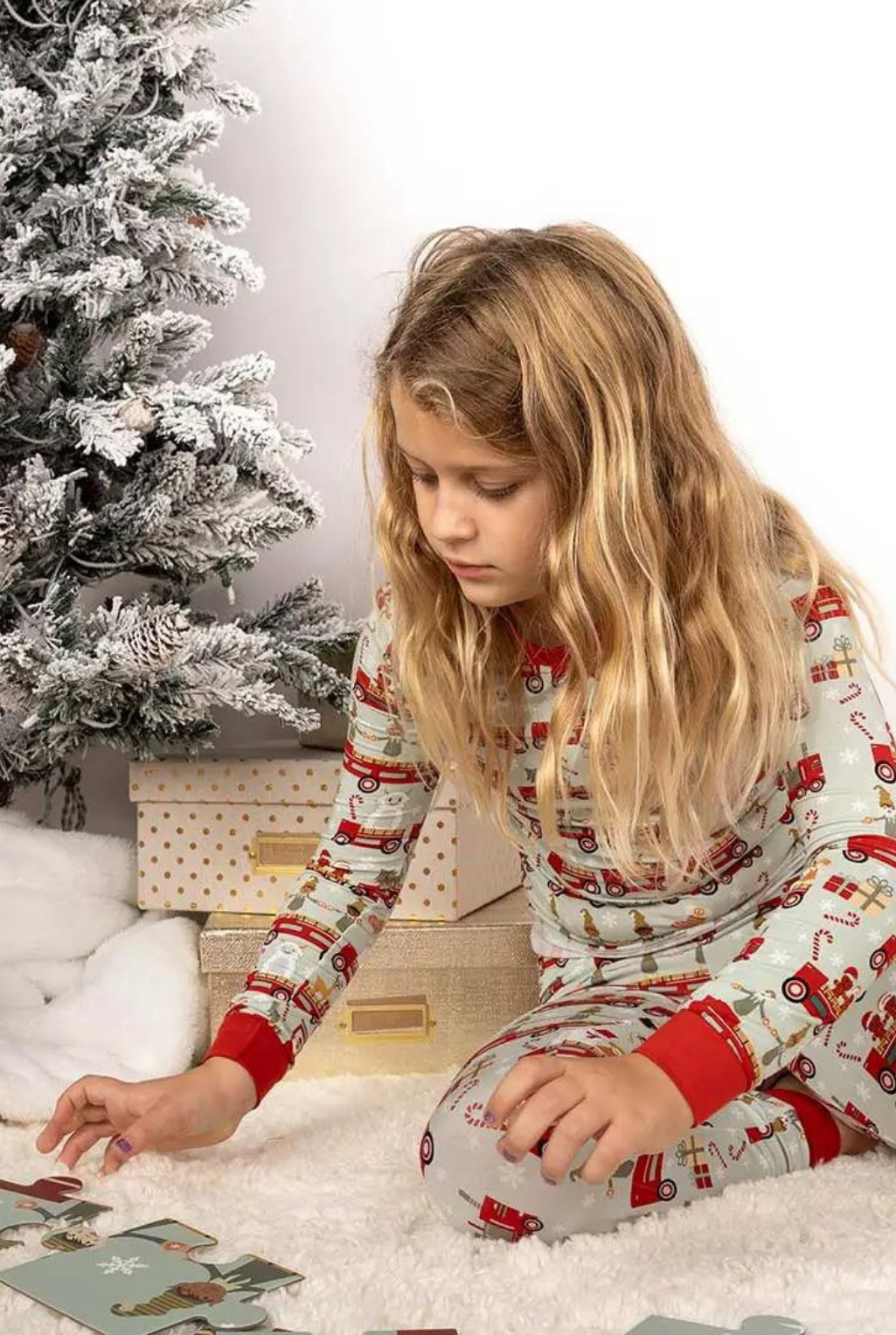 Christmas Train PJ Set