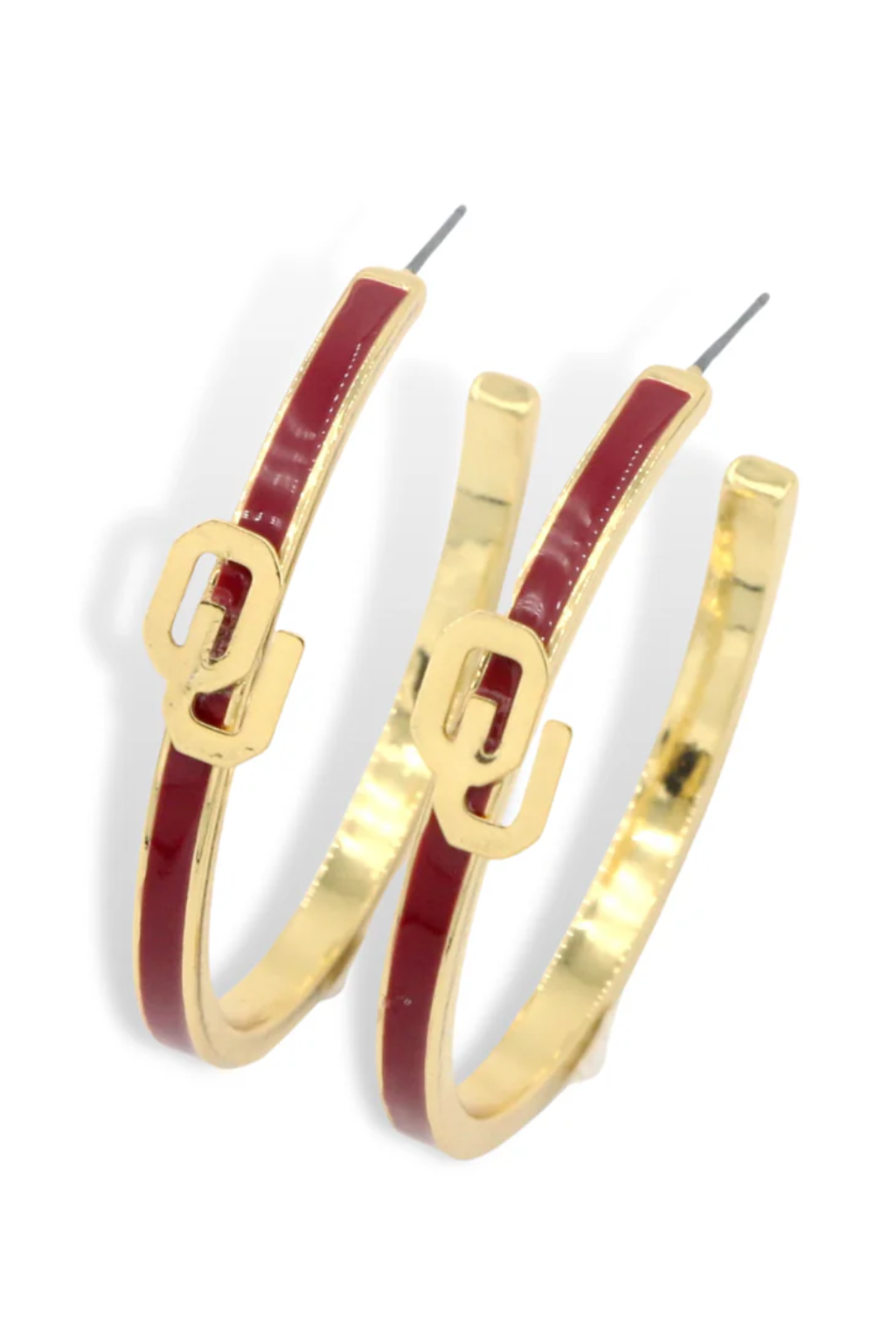 Oklahoma Hoop Earring
