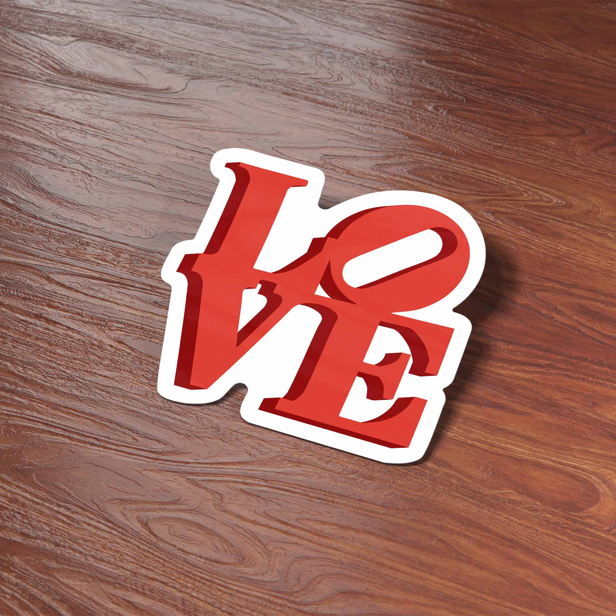 LOVE Sticker - Tucker Brown