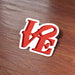 LOVE Sticker - Tucker Brown