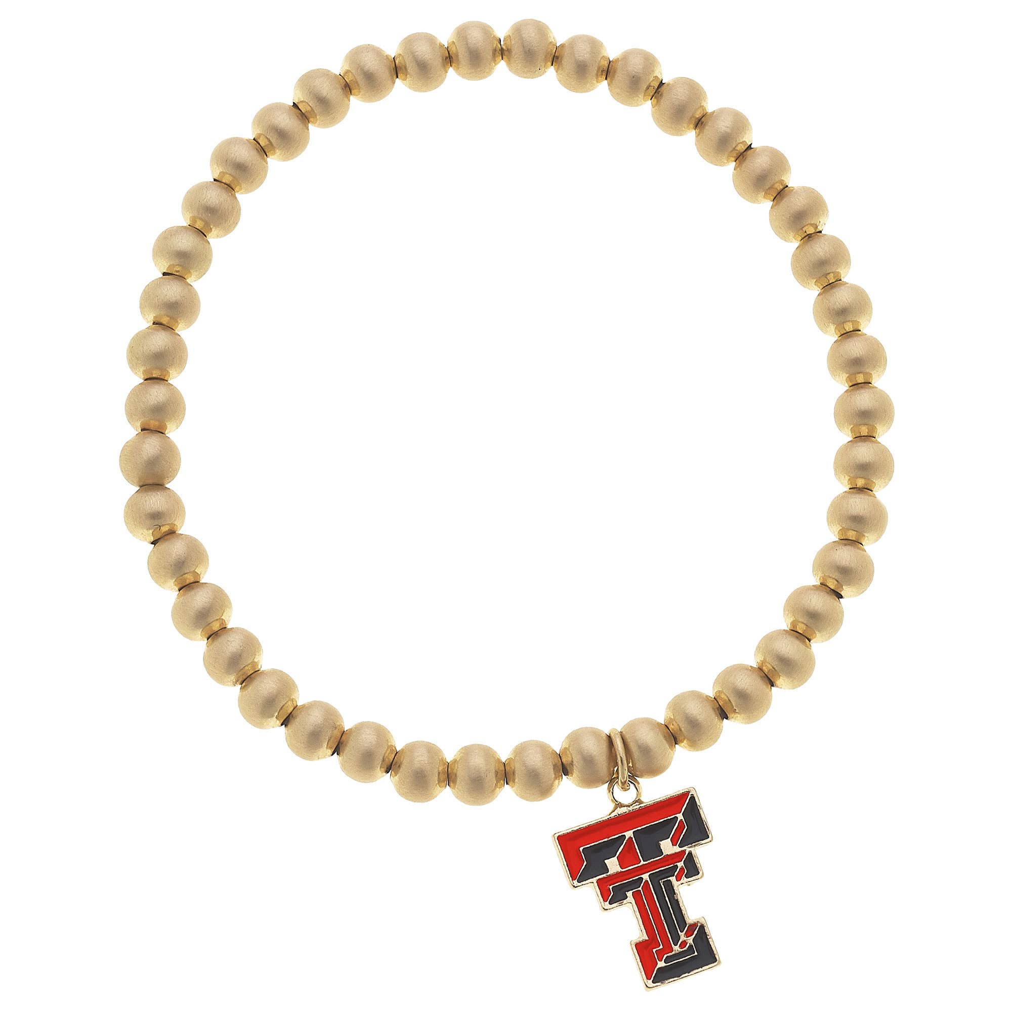 Texas Tech Red Raiders Ball Bead Stretch Bracelet