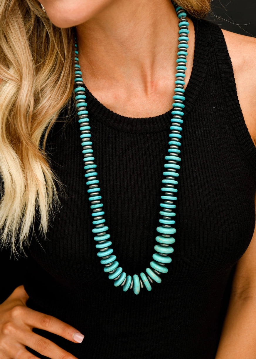 Trail of Turquoise Necklace