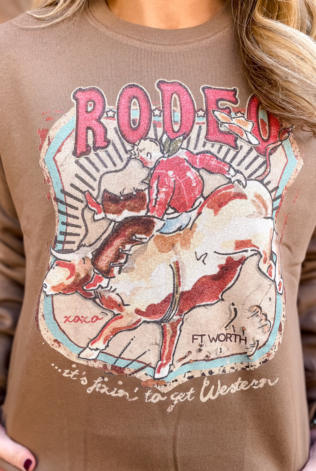 Bull Rider Rodeo Sweatshirt