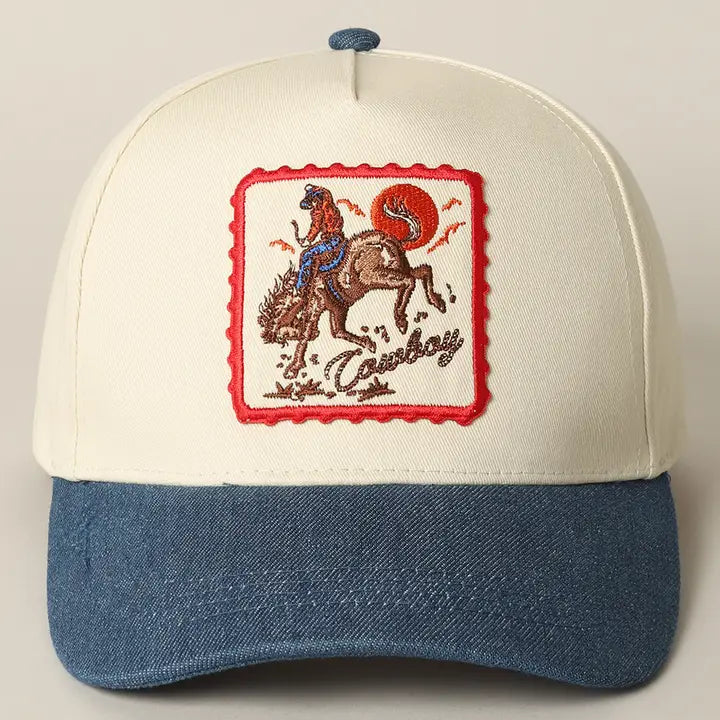 Bronco Cowboy Baseball Cap - Dark