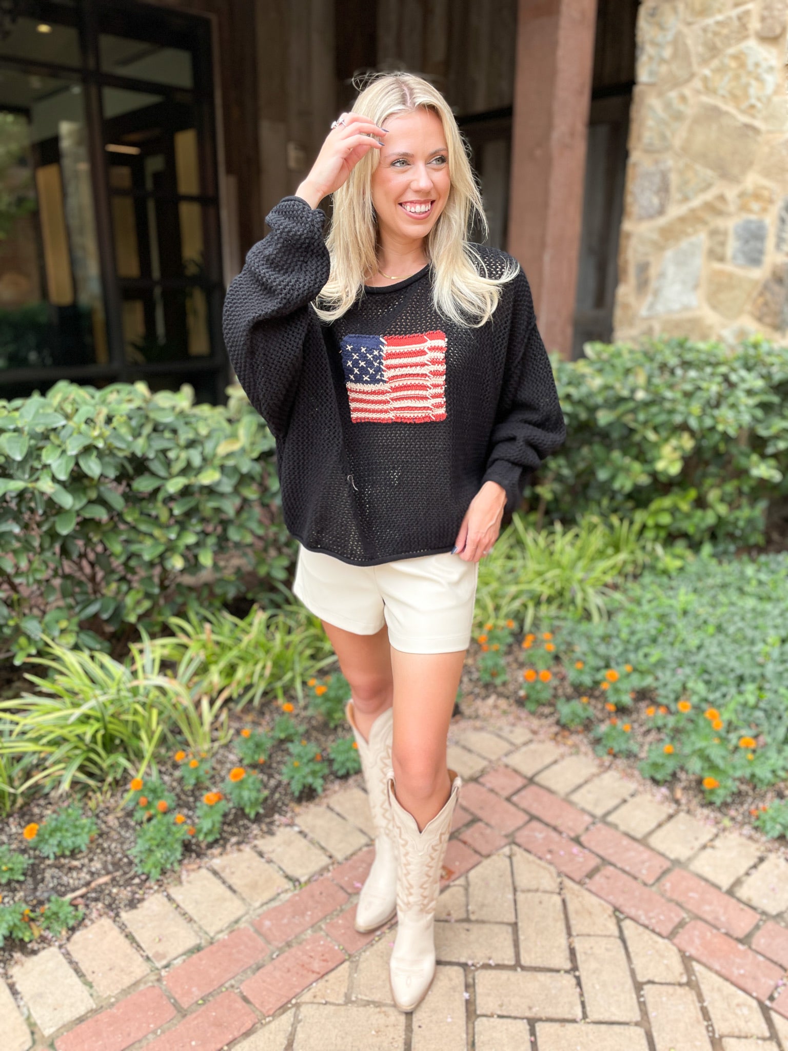 Betsy Ross Sweater - Black