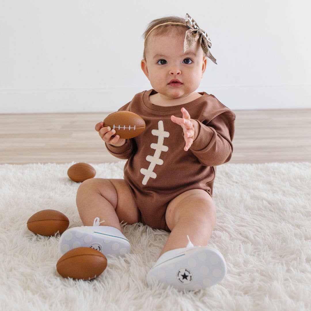 Football Laced Onesie