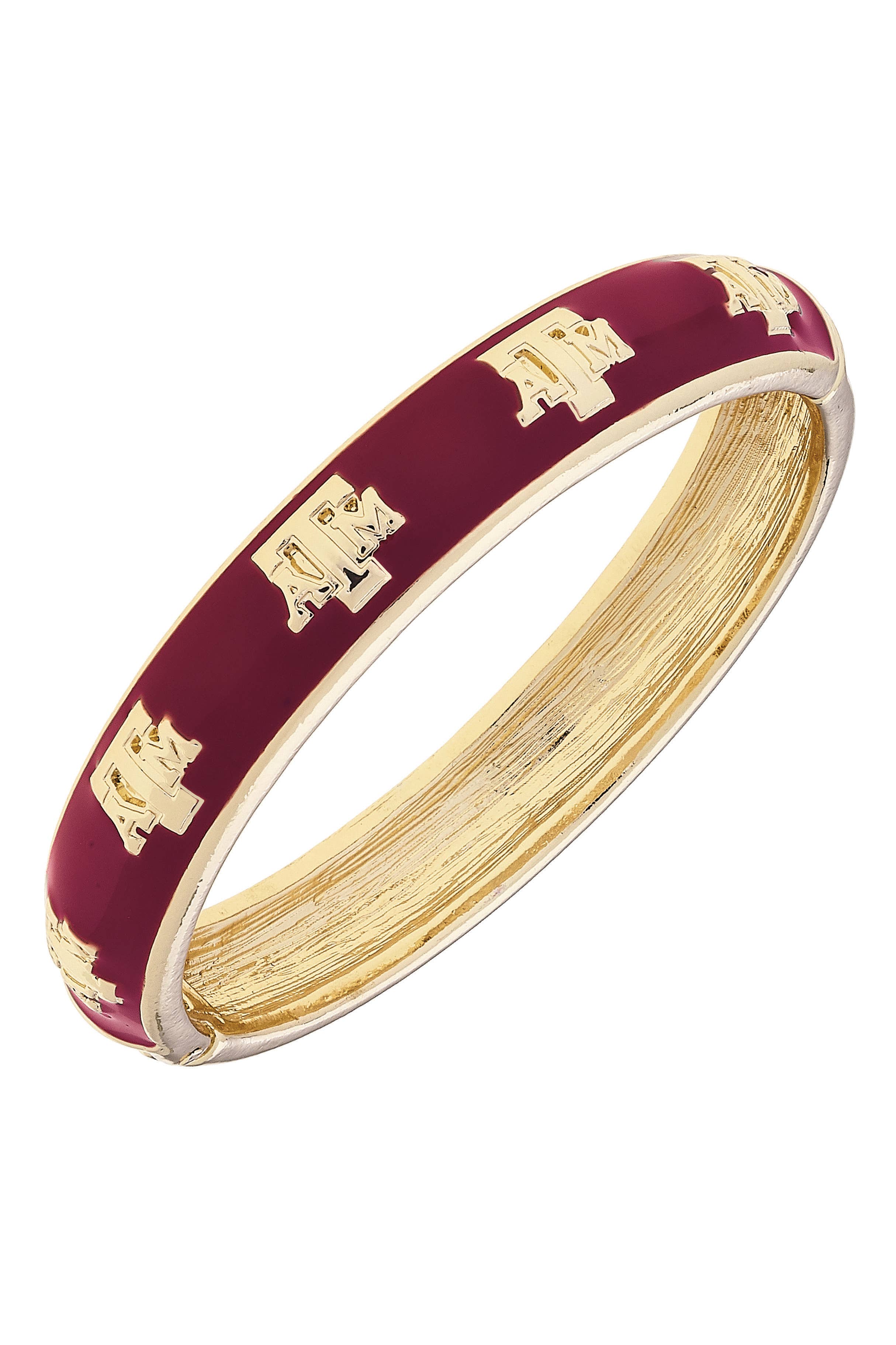 Texas A&M Aggies Logo Hinge Bangle