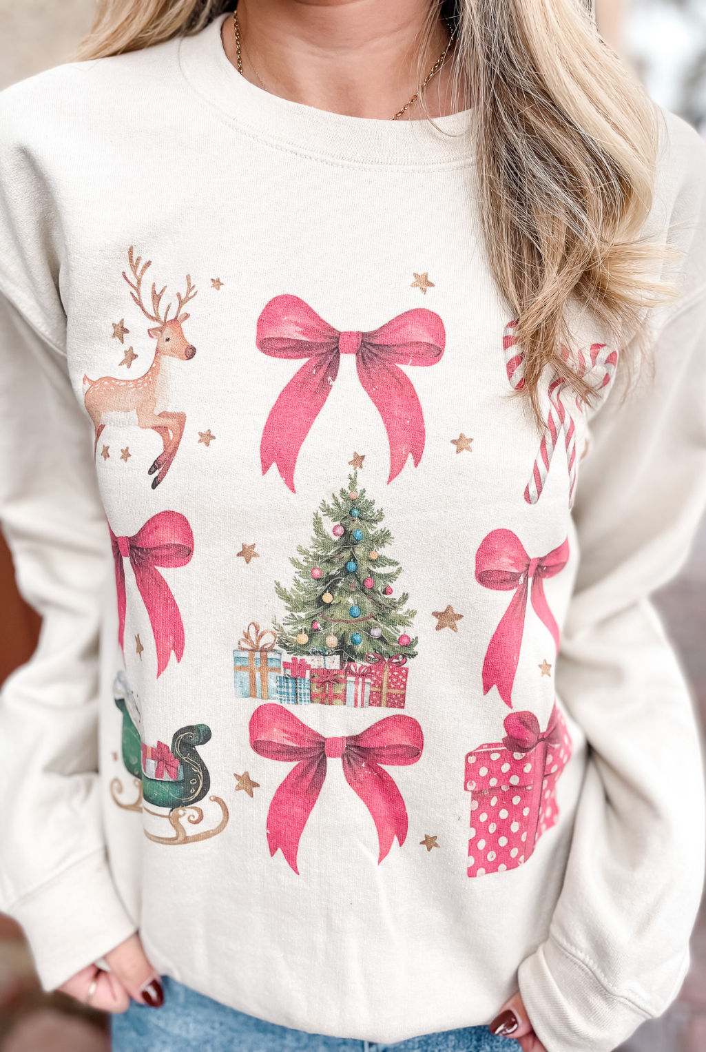 Coquette Christmas Sweatshirt