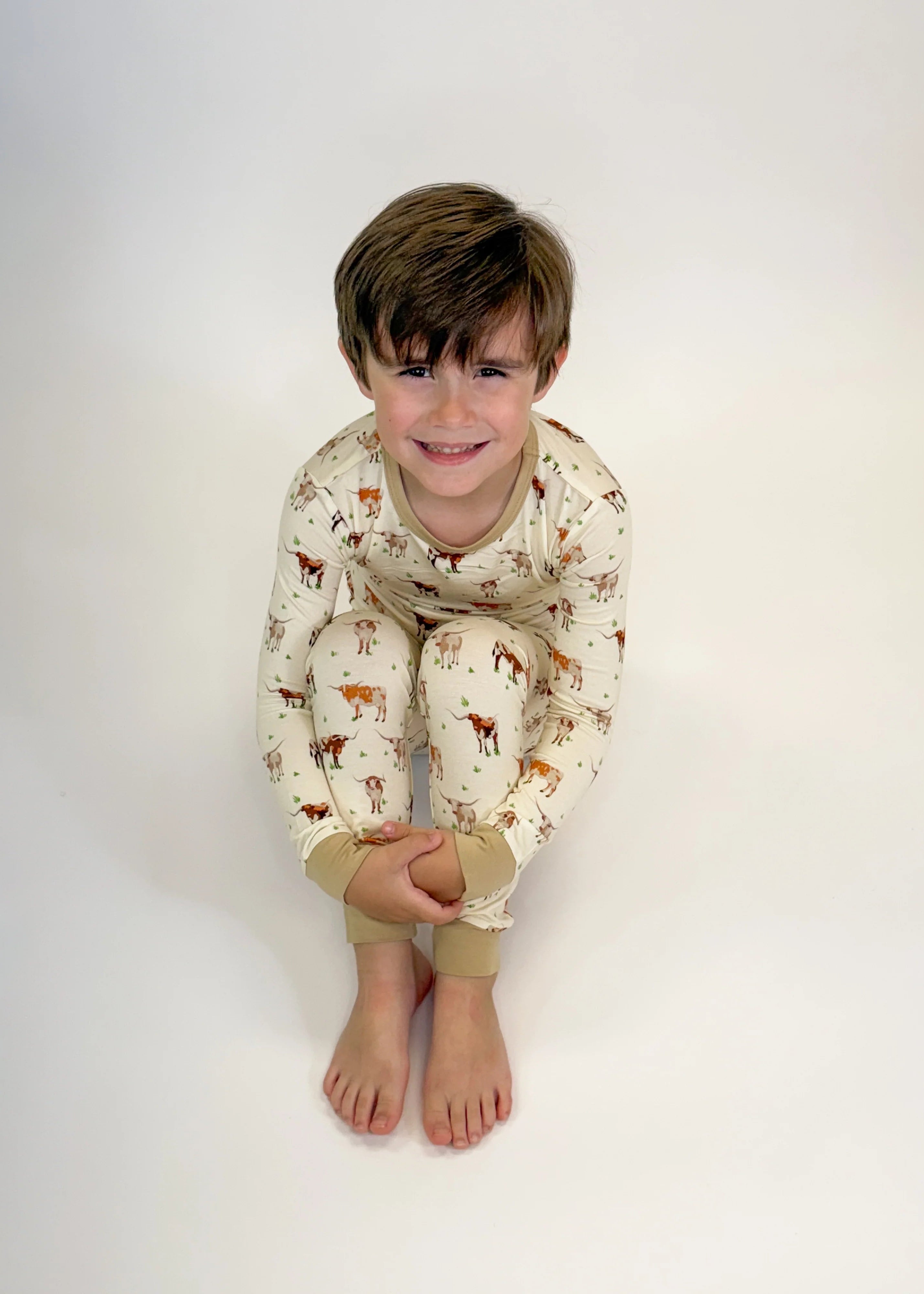 Longhorns PJ Set - Tucker Brown